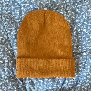 Cozy Mustard Satin Lined Beanie
